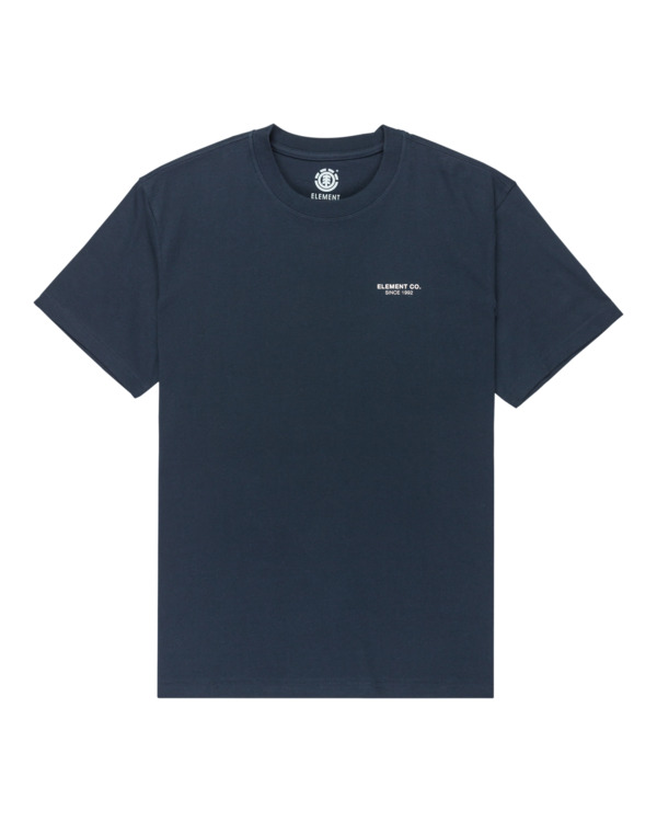 0 Element Co - Short Sleeve T-Shirt for Men Blue ELYZT00603 Element