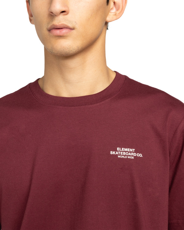 5 Element Co - T-Shirt für Männer Rot ELYZT00603 Element