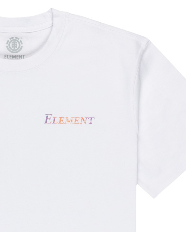 2 Tree Icon - T-Shirt à manches courtes pour Homme Blanc ELYZT00604 Element