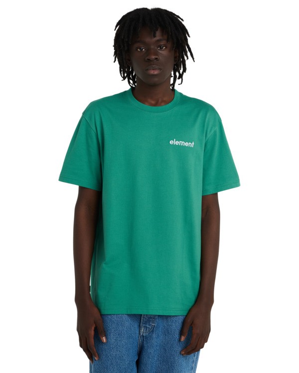 2 Future Nature - T-Shirt f&uuml;r M&auml;nner Gr&uuml;n ELYZT00613 Element