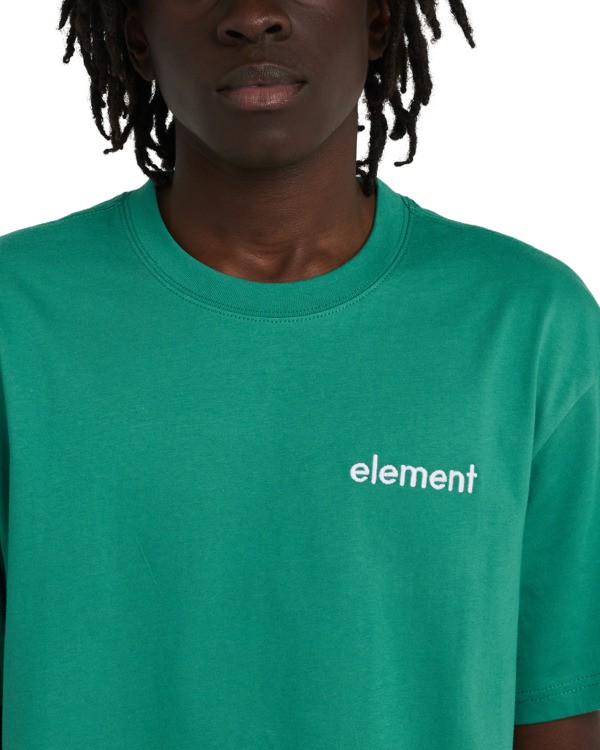 3 Future Nature - T-Shirt f&uuml;r M&auml;nner Gr&uuml;n ELYZT00613 Element