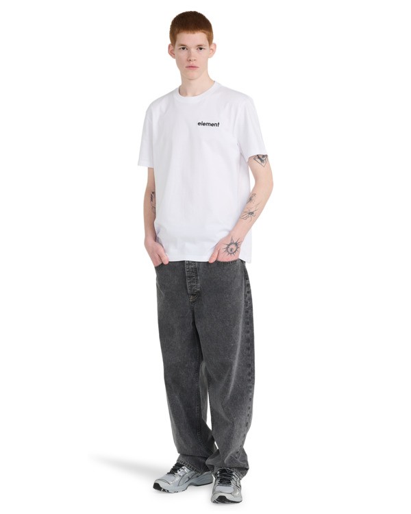 5 Future Nature - T-Shirt f&uuml;r M&auml;nner Weiss ELYZT00613 Element