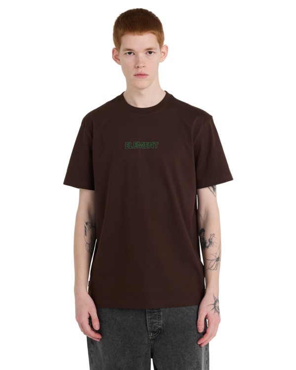 2 Swamps - T-Shirt f&uuml;r M&auml;nner Braun ELYZT00621 Element
