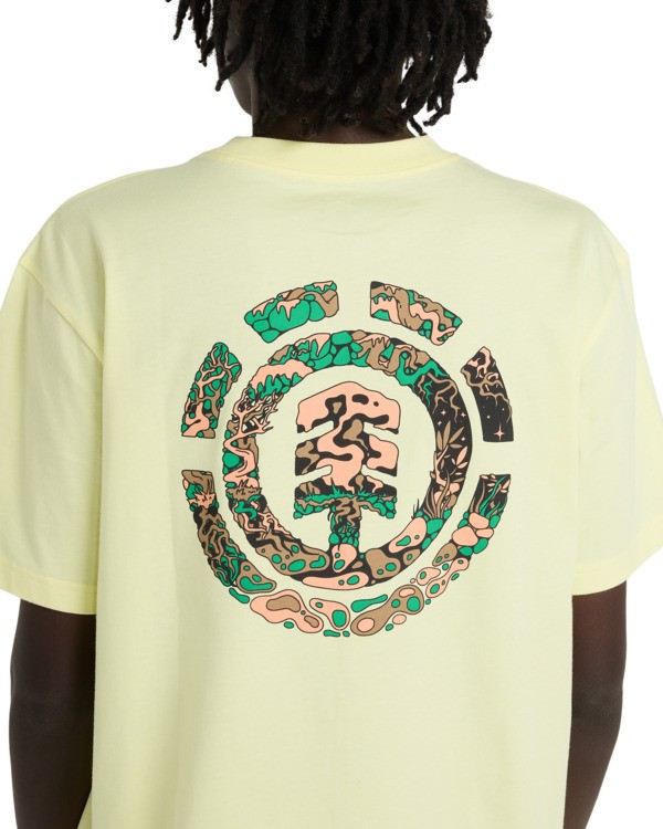 7 Swamps - Short Sleeve T-Shirt for Men Yellow ELYZT00621 Element