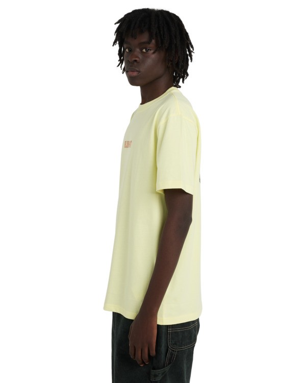 3 Swamps - Short Sleeve T-Shirt for Men Yellow ELYZT00621 Element