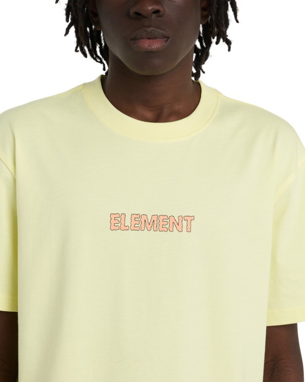 4 Swamps - Short Sleeve T-Shirt for Men Yellow ELYZT00621 Element