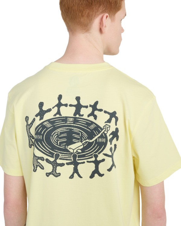 7 Spinner - T-Shirt f&uuml;r M&auml;nner Gelb ELYZT00622 Element