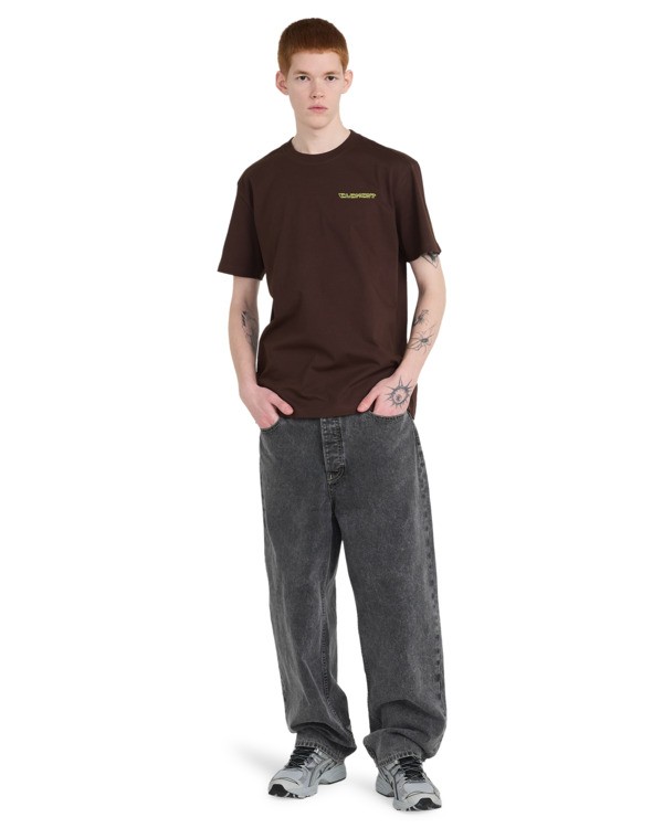 5 Fortune - T-Shirt f&uuml;r M&auml;nner Braun ELYZT00623 Element