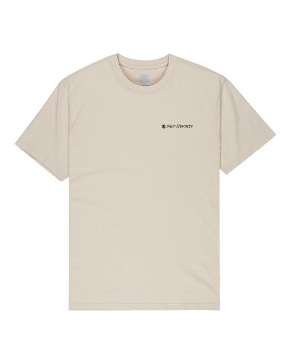 1 New Heights - T-Shirt f&uuml;r M&auml;nner Beige ELYZT00627 Element