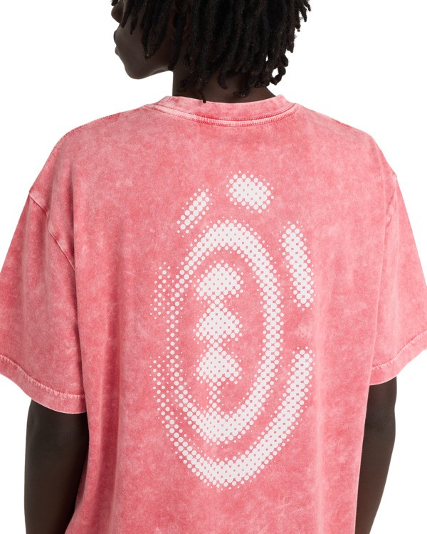 7 Lab - Short Sleeve T-Shirt for Men Red ELYZT00633 Element