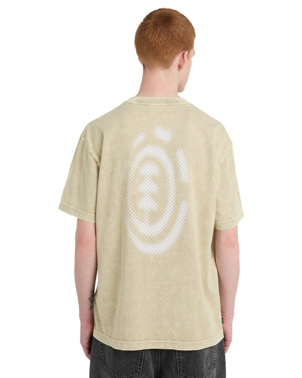 7 Lab - Short Sleeve T-Shirt for Men Beige ELYZT00633 Element