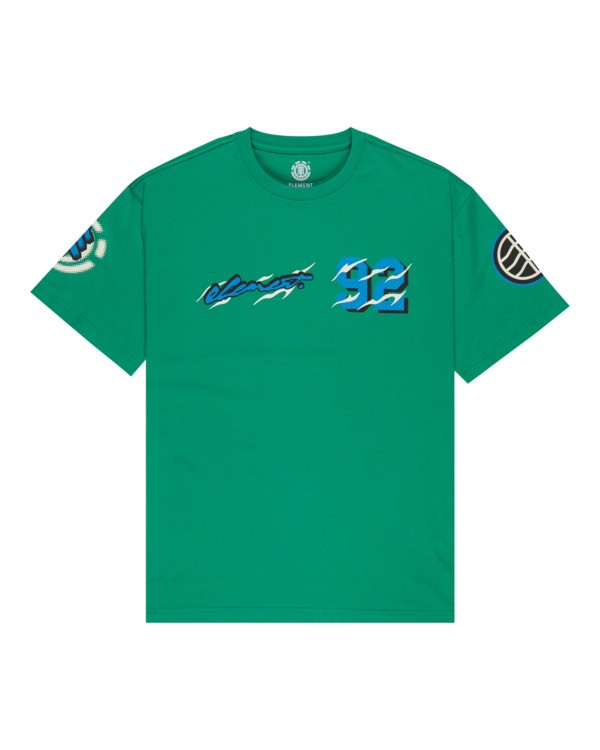 0 Field - Maglietta a maniche corte da Uomo Green ELYZT00641 Element