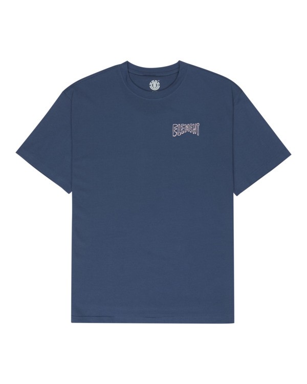 0 Topo - Short Sleeve T-Shirt for Men Blue ELYZT00647 Element
