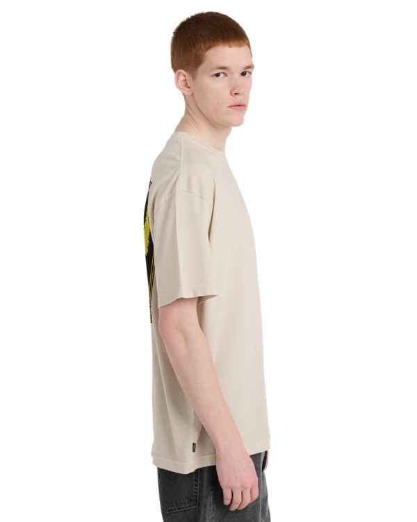 3 Topo - Short Sleeve T-Shirt for Men Beige ELYZT00647 Element
