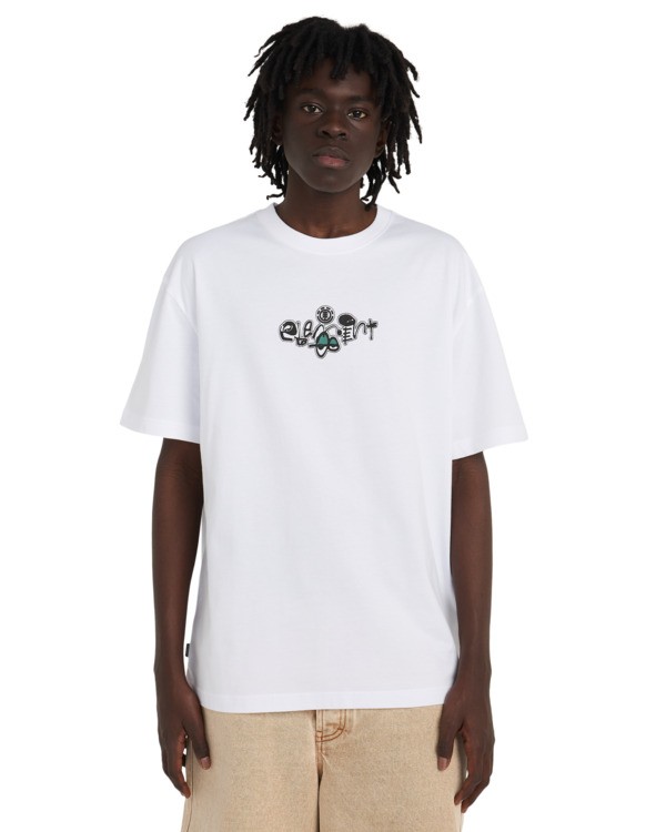 2 Sunday - Camiseta de manga corta para hombre Blanco ELYZT00651 Element