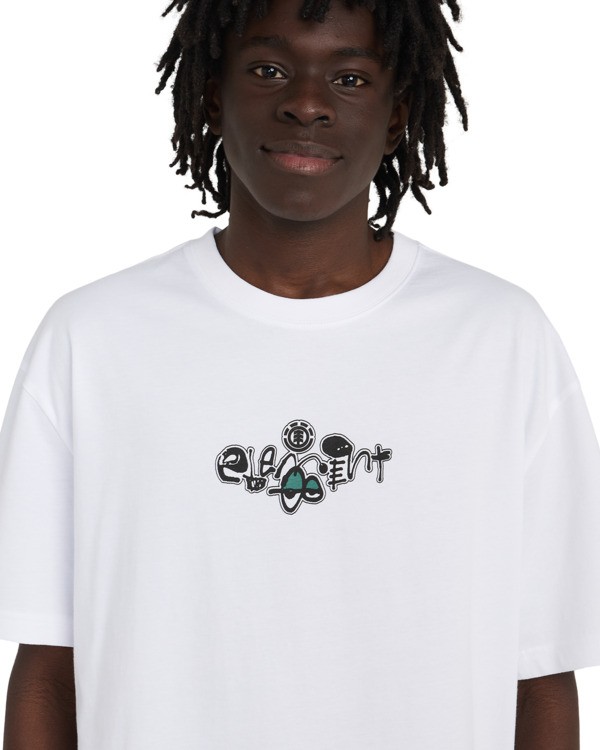4 Sunday - Camiseta de manga corta para hombre Blanco ELYZT00651 Element
