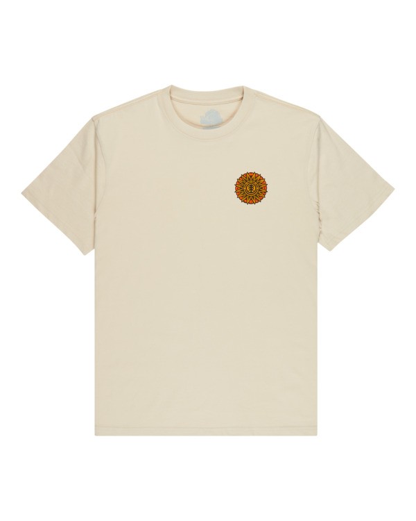 0 Timber The Light - Short Sleeve T-Shirt for Men Beige ELYZT00653 Element