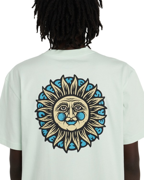 7 Timber The Light - Short Sleeve T-Shirt for Men Green ELYZT00653 Element