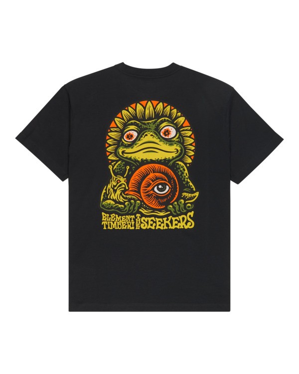 1 Timber The Frog - Short Sleeve T-Shirt for Men Black ELYZT00654 Element