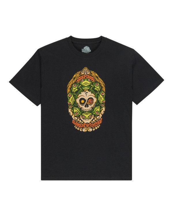 0 Timber Orbit - Short Sleeve T-Shirt for Men Black ELYZT00655 Element