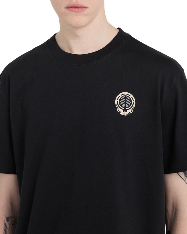 4 Timber Hermit - Short Sleeve T-Shirt for Men Black ELYZT00656 Element