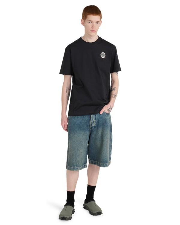 5 Timber Hermit - Short Sleeve T-Shirt for Men Black ELYZT00656 Element