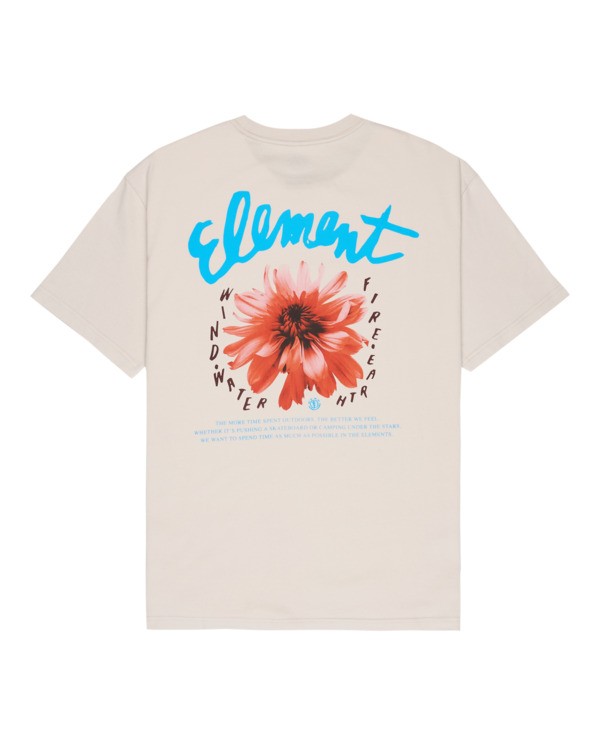 1 Dahlia - T-Shirt f&uuml;r M&auml;nner Beige ELYZT00738 Element