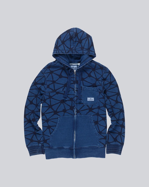 0 Indigo Fleece Zh - sudadera moda para Hombre  F1FLC3ELF7 Element