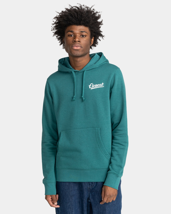 2 Script Chest - Sweat &agrave; capuche pour Homme Vert F1HOC4ELF2 Element