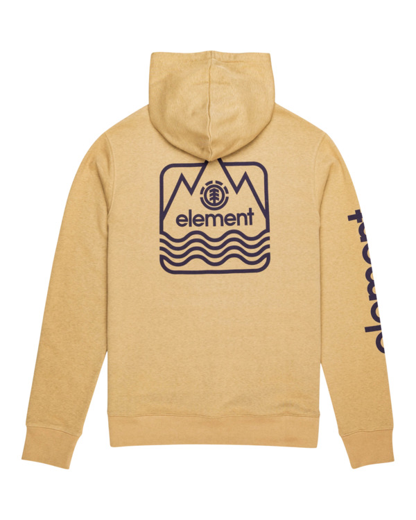 1 Peaks - Sweat à capuche pour Homme Beige F1HOC6ELF2 Element