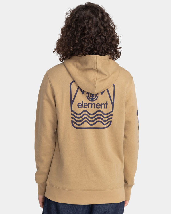 6 Peaks - Sweat à capuche pour Homme Beige F1HOC6ELF2 Element