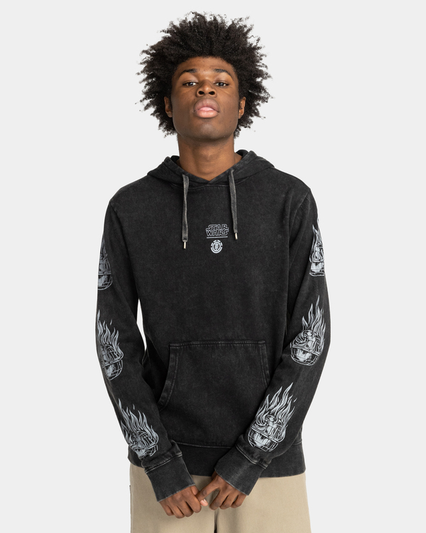 2 STAR WARS&trade; x Element Deathstar - Sudadera con Capucha Negro F1HOD6ELF2 Element