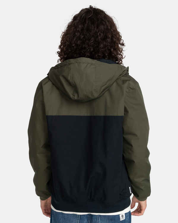 6 Wolfeboro Dulcey 2Tones - Insulated Waterproof Colourblock Jacket for Men Black F1JKE4ELF2 Element
