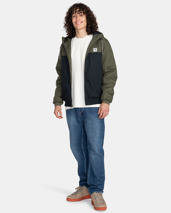 5 Wolfeboro Dulcey 2Tones - Insulated Waterproof Colourblock Jacket for Men Black F1JKE4ELF2 Element