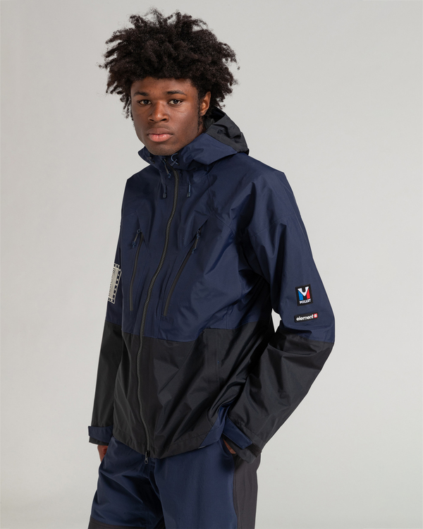 3 Millet x Element Rainshell GORE-TEX&reg; - Wasserdichte Jacke Blau F1JKH3ELF2 Element