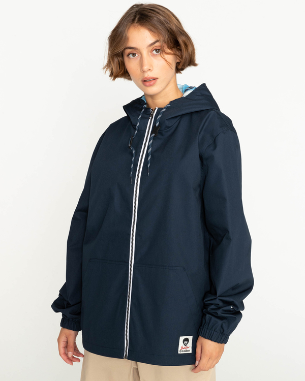 9 Element x Bob Ross Atelier Alder - Veste imperm&eacute;able Gris F1JKH9ELF2 Element