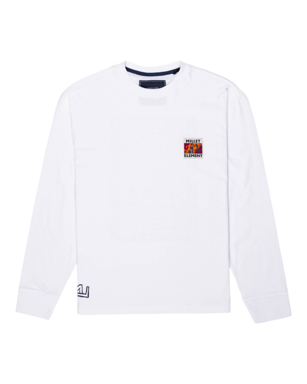 0 Millet x Element Edges - T-shirt manches longues Blanc F1LSD3ELF2 Element