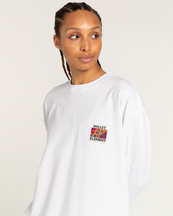 10 Millet x Element Edges - T-shirt manches longues Blanc F1LSD3ELF2 Element