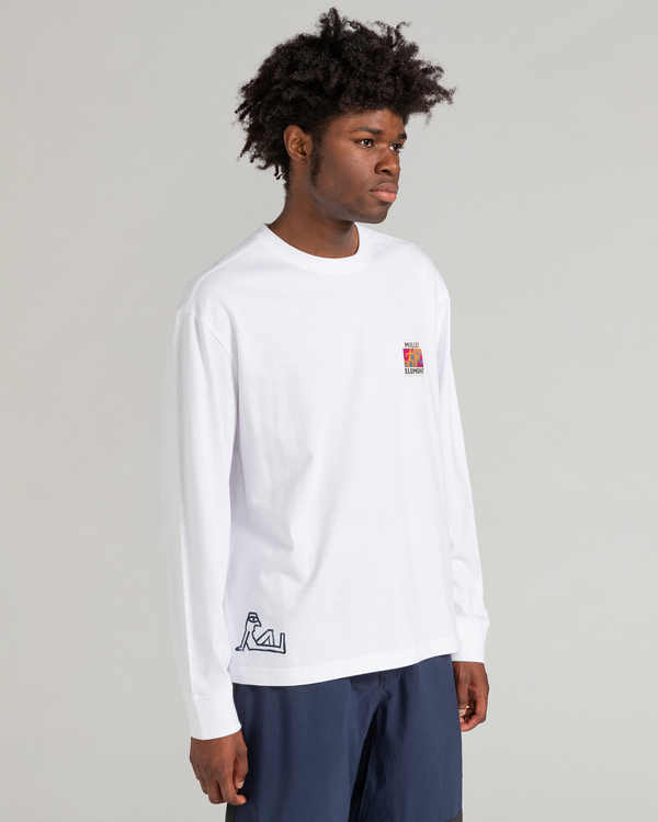 3 Millet x Element Edges - T-shirt manches longues Blanc F1LSD3ELF2 Element