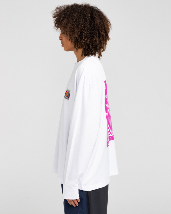 5 Millet x Element Edges - T-shirt manches longues Blanc F1LSD3ELF2 Element