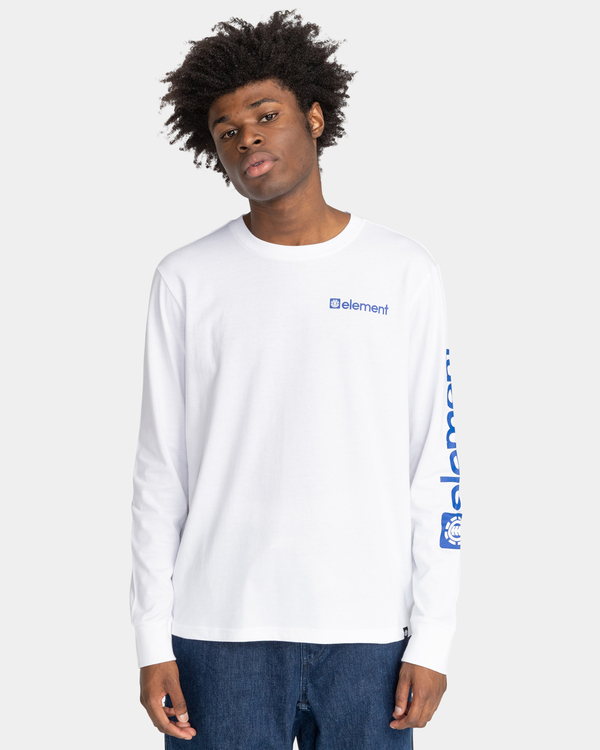 element, Joint 2.0 - Camiseta Orgánica de Manga Larga para Hombre, OPTIC WHITE (3904) 2 Joint 2.0 - Camiseta Orgánica de Manga Larga para Hombre Blanco F1LSE4ELF2 Element