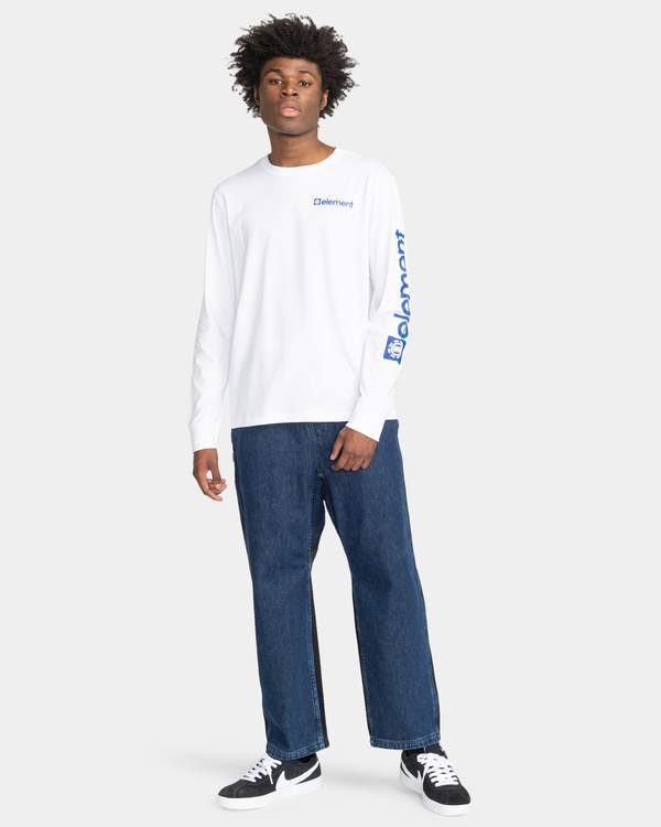 element, Joint 2.0 - Camiseta Orgánica de Manga Larga para Hombre, OPTIC WHITE (3904) 5 Joint 2.0 - Camiseta Orgánica de Manga Larga para Hombre Blanco F1LSE4ELF2 Element