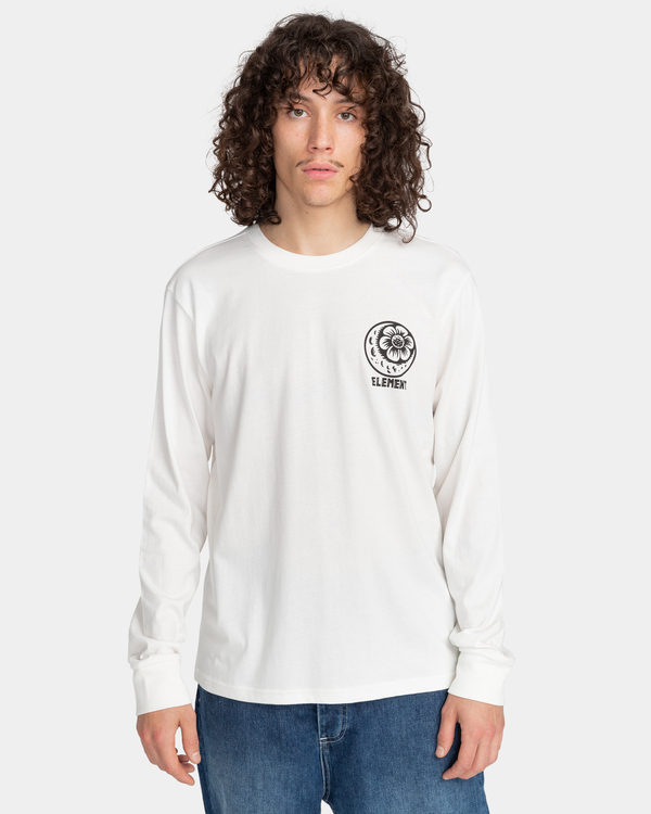 2 Element x Timber! Prowl - Bio-Longsleeve Weiss F1LSE8ELF2 Element