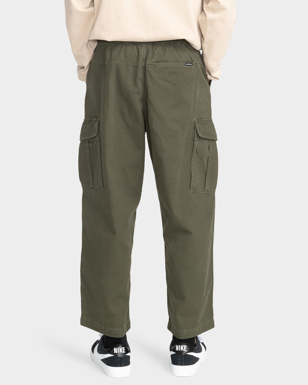Utility Chillin Twill Elasticated Cargo Trousers for Men Element