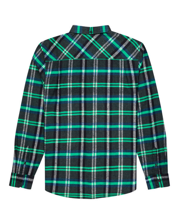 1 Lumber - Langärmliges Flanellhemd für Männer Blau F1SHC8ELF2 Element