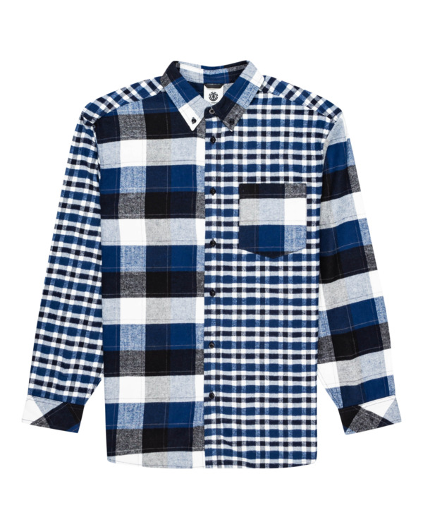 0 Crazy - Camicia di flanella a maniche lunghe da Uomo  F1SHC9ELF2 Element