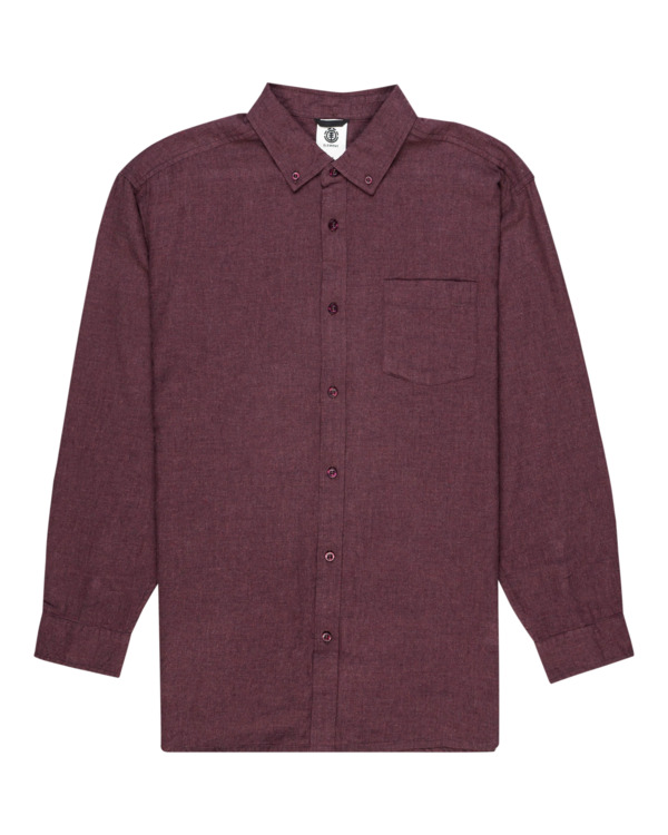 0 Berkeley Heather - Langärmliges Flanellhemd für Männer  F1SHD4ELF2 Element