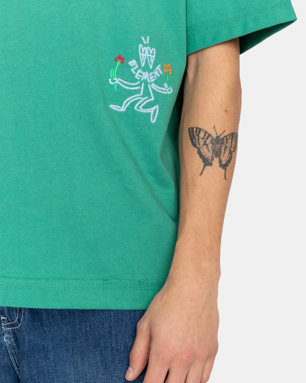 4 Skateboarding Mi Amor - Camiseta Orgánica Verde F1SSI9ELF2 Element