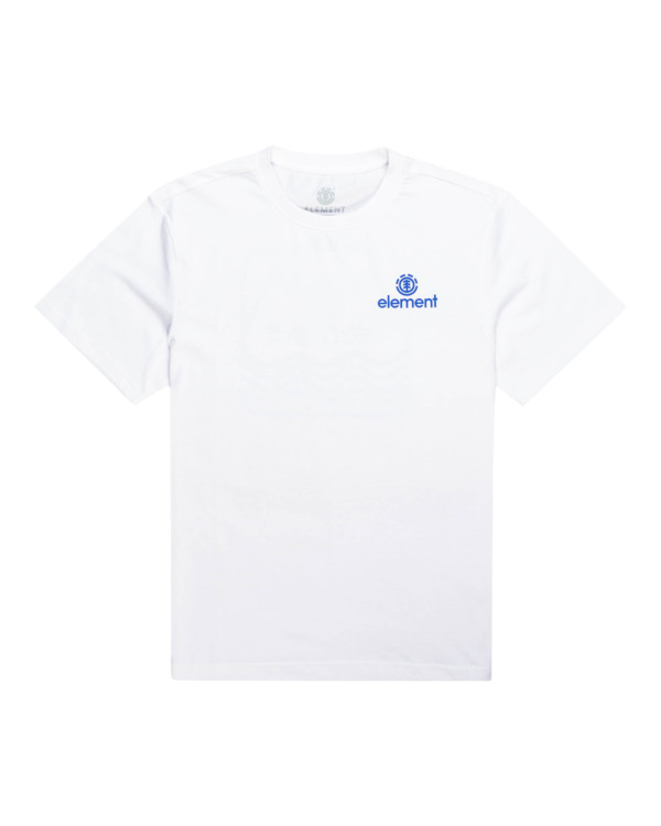 0 Peaks - Camiseta Orgánica para Hombre Blanco F1SSL3ELF2 Element