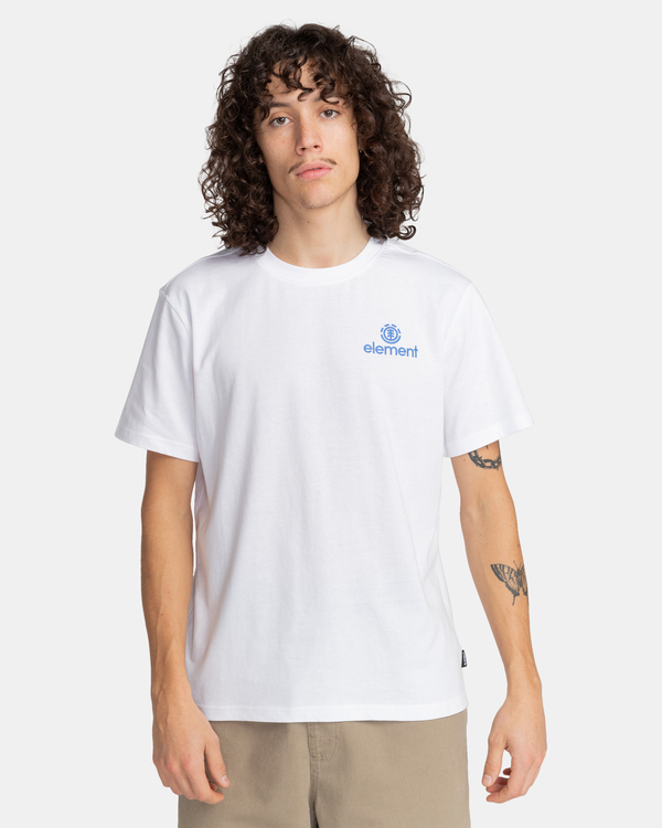 2 Peaks - Camiseta Orgánica para Hombre Blanco F1SSL3ELF2 Element